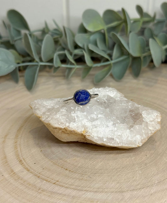 Bague ronde Lapis Lazuli