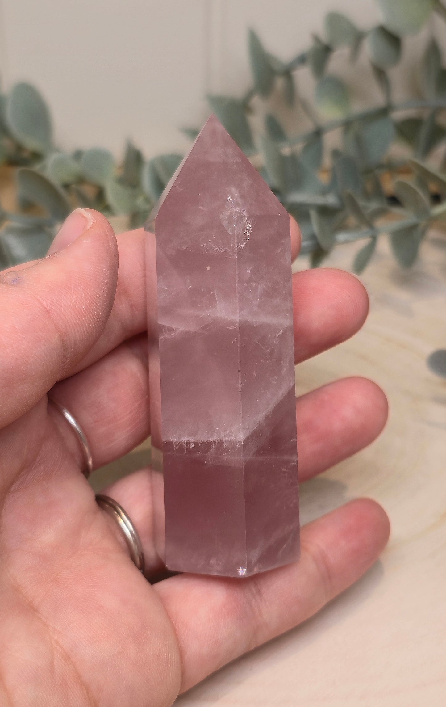 Pointe en Quartz rose