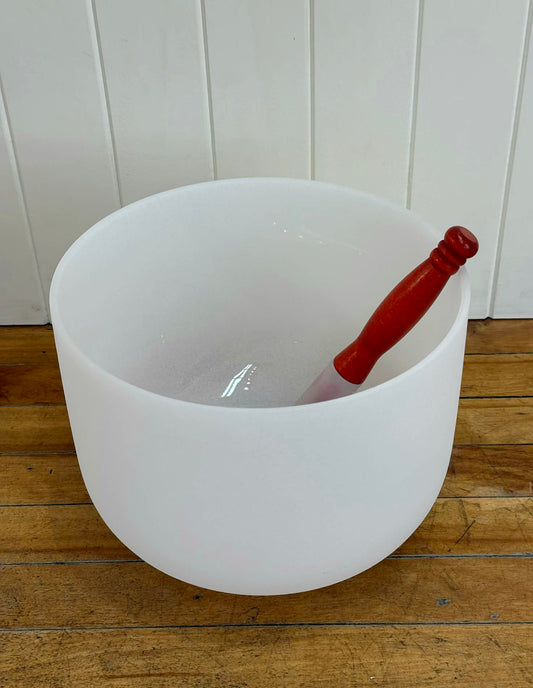 Bol de Crystal 10" Chakra Sacré