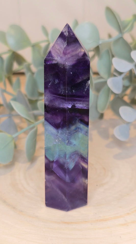 Pointe en Fluorite