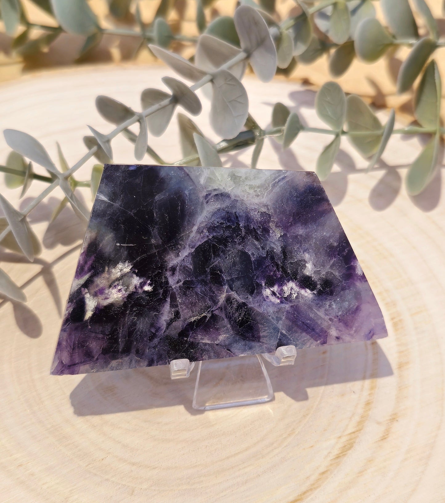 Tranche Feather Fluorite