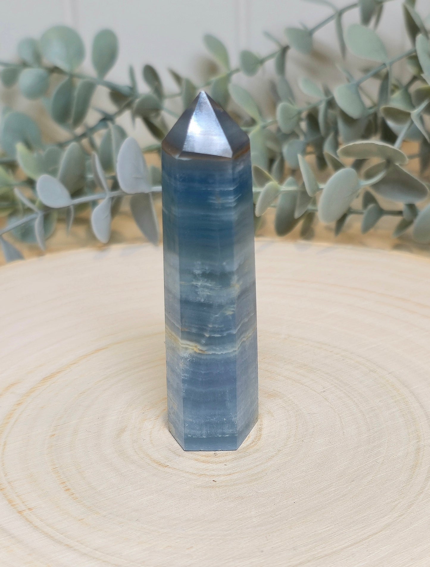 Pointe en Onyx bleu