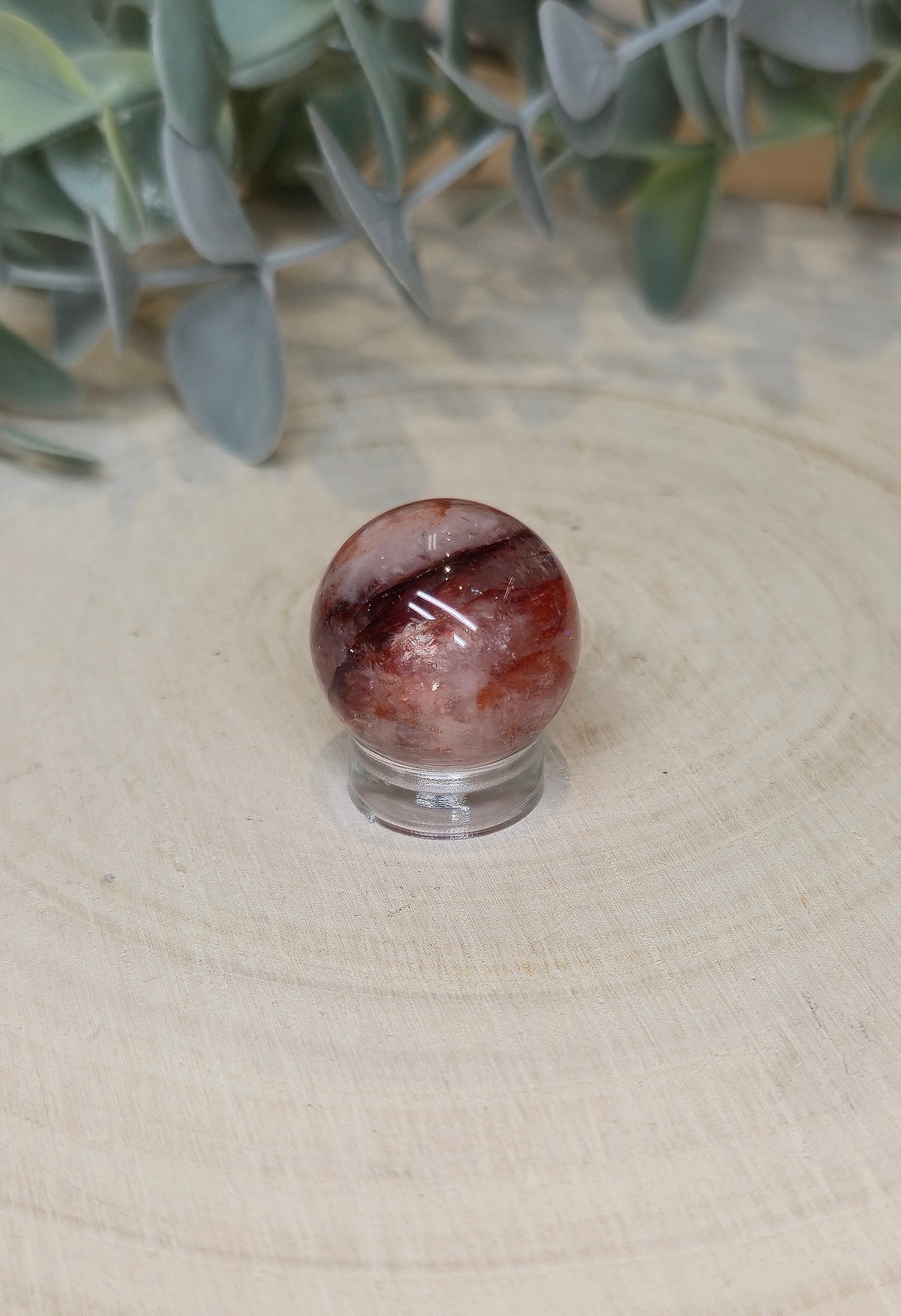 Sphère Quartz feu