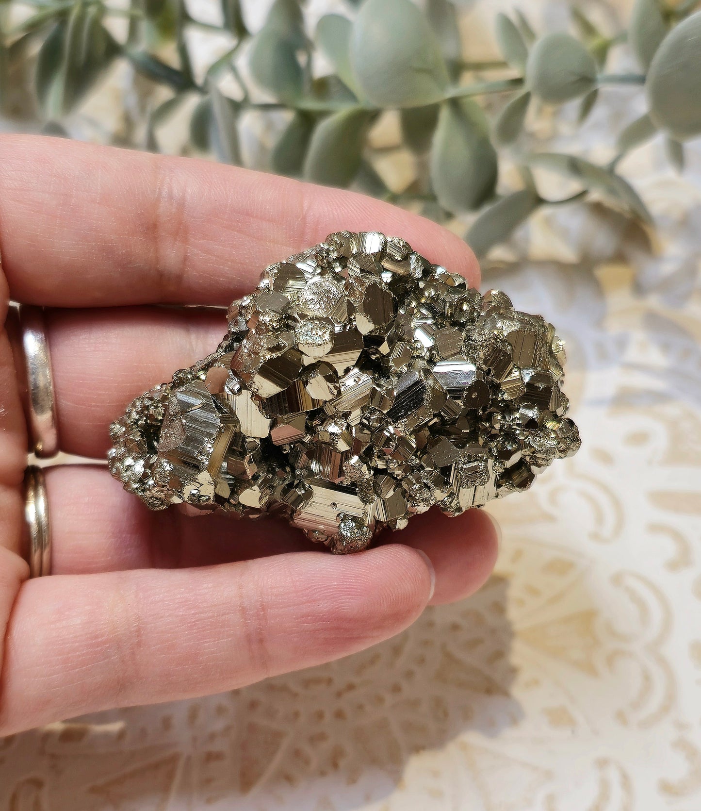Pyrite brute du Pérou