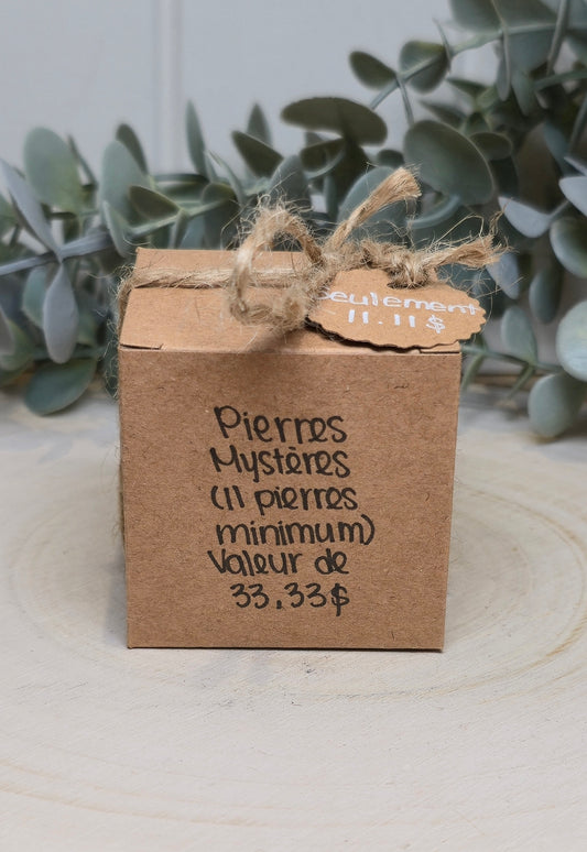 Boite de pierres mystères