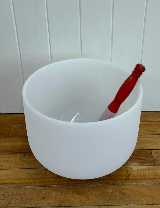 Bol de Crystal 10" Chakra de la Gorge