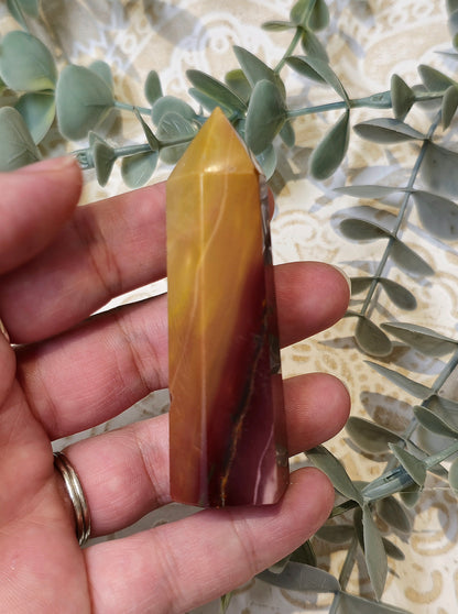 Pointe en Jaspe Mookaïte