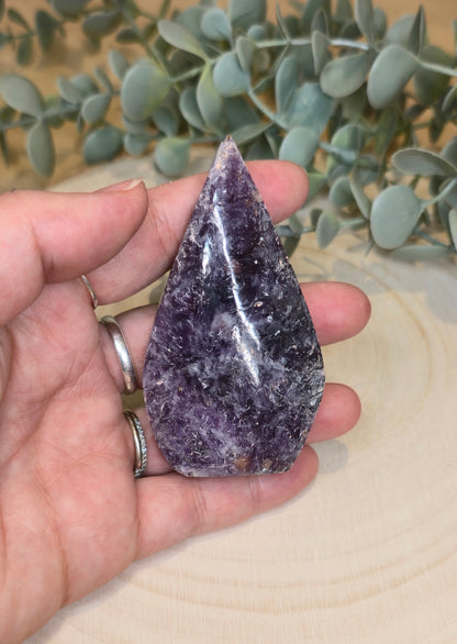 Flamme en Lépidolite