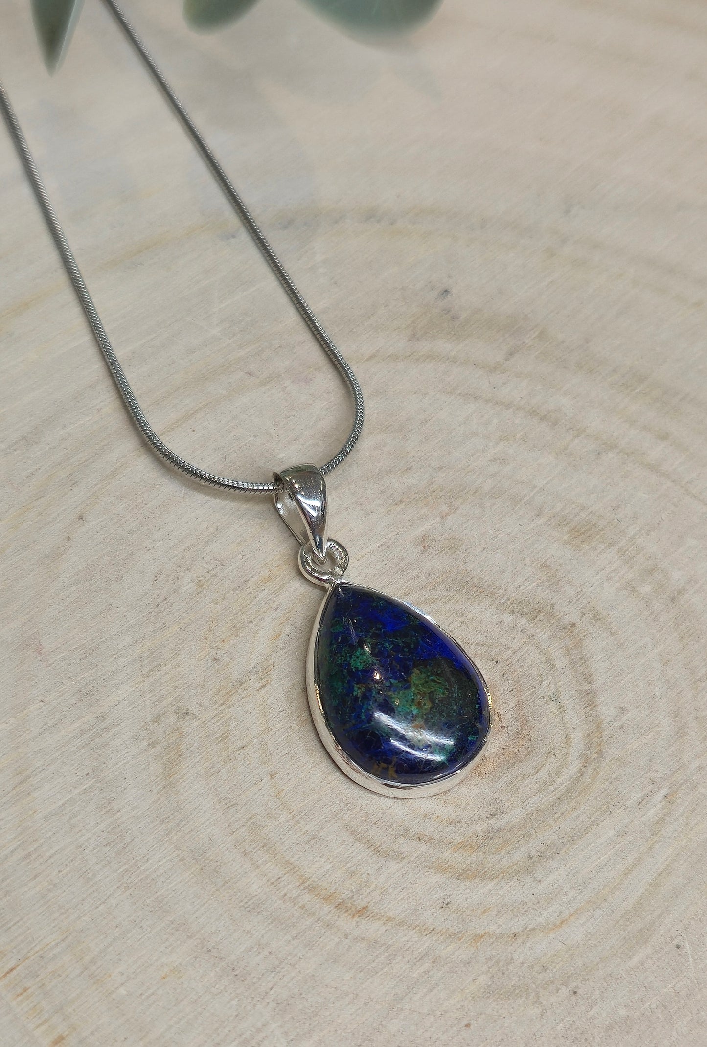 Collier Azurite-Malachite
