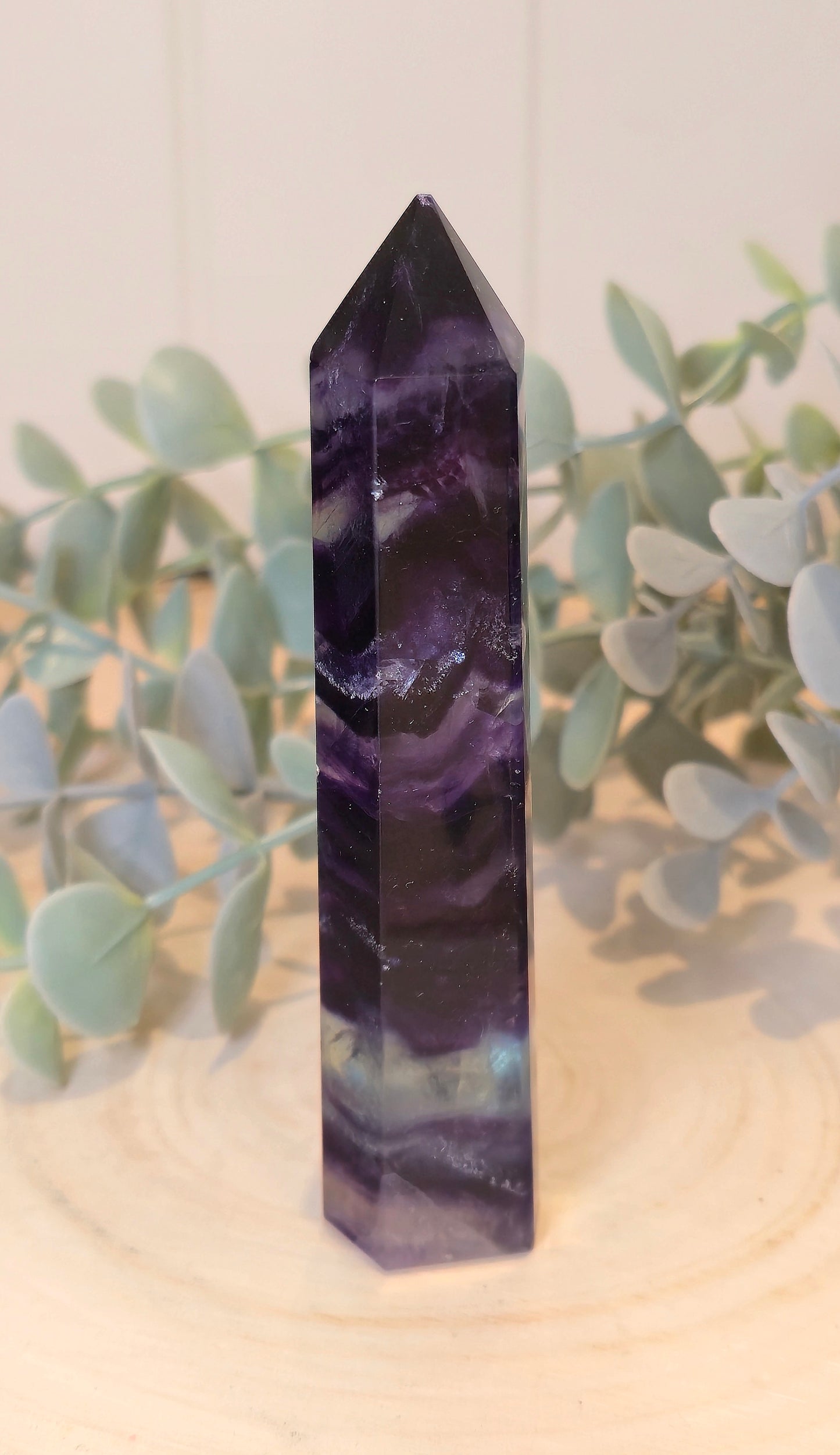 Pointe en Fluorite