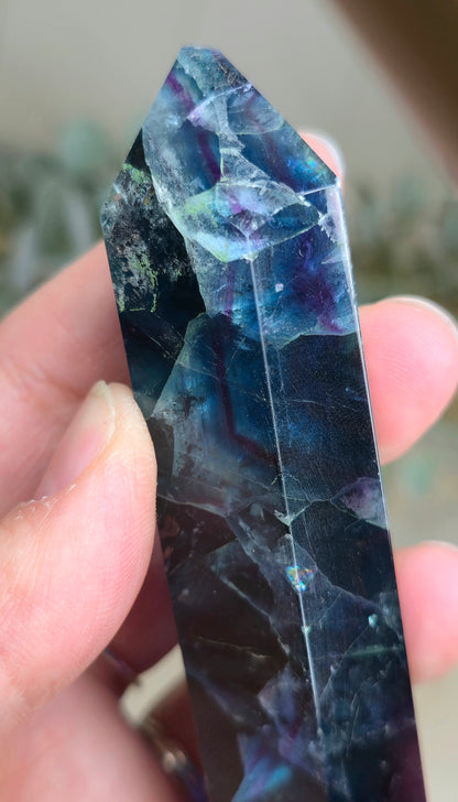 Pointe en Fluorite AA