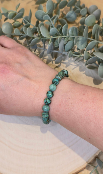Bracelet Turquoise Africaine 8mm