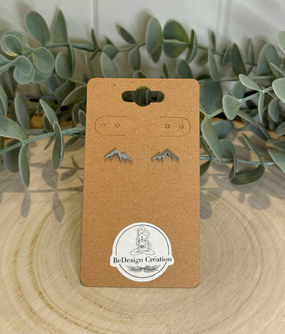 Boucles d’oreilles Montagne