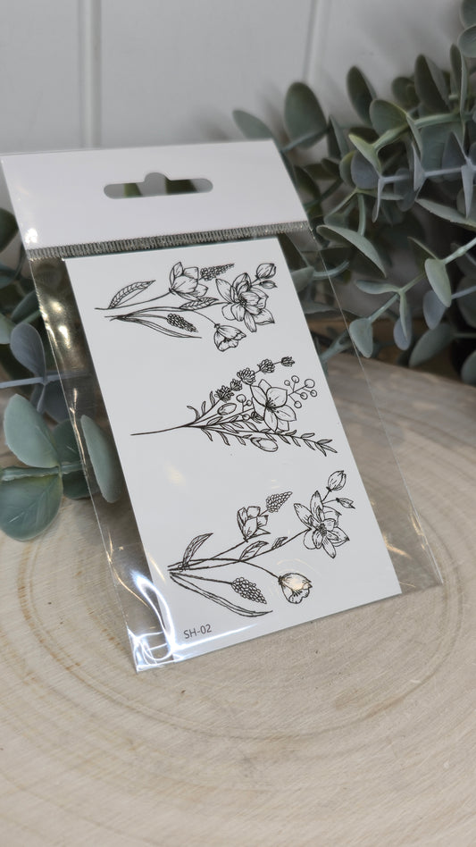 Tatouage temporaire Floral SH-02