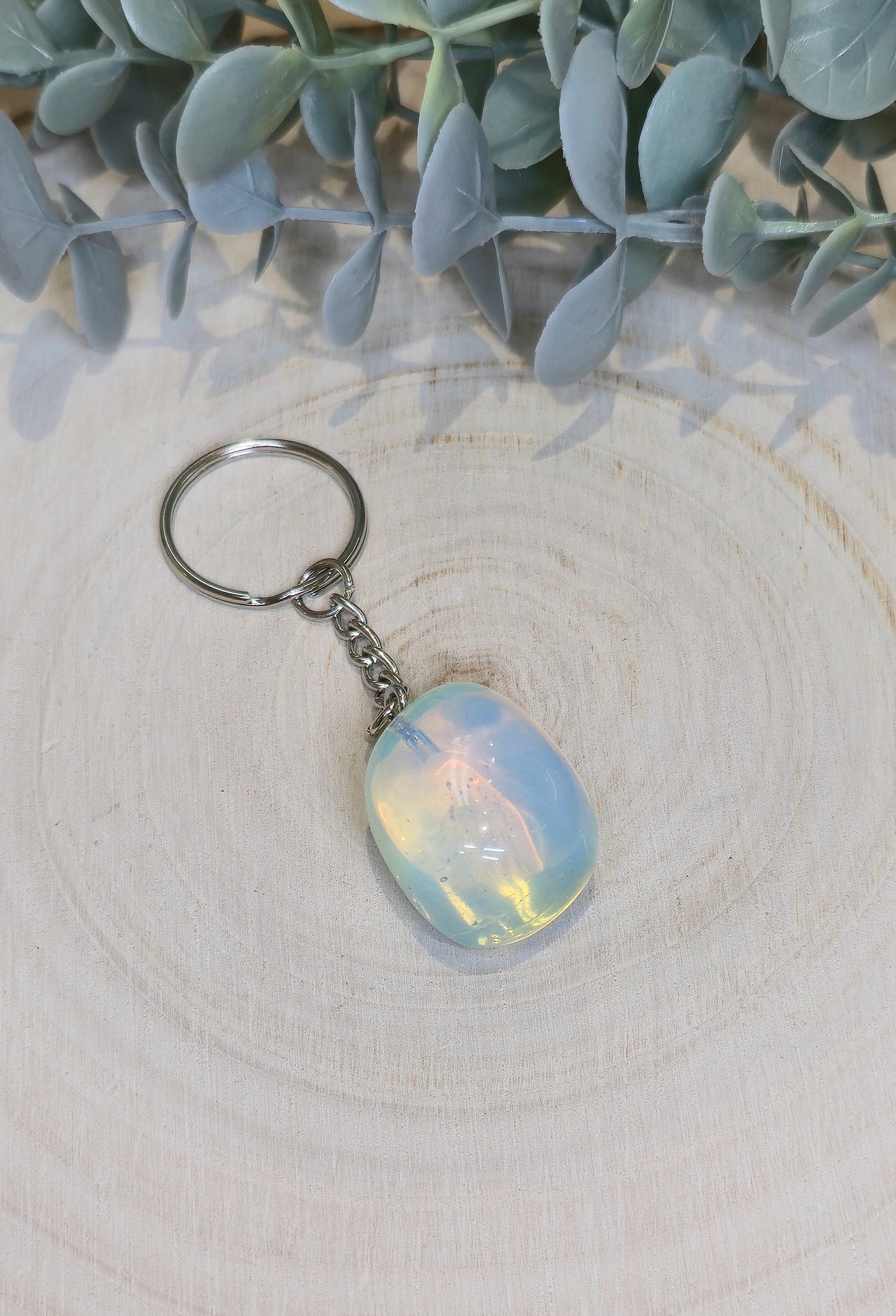 Porte-clé avec Pierre barattée