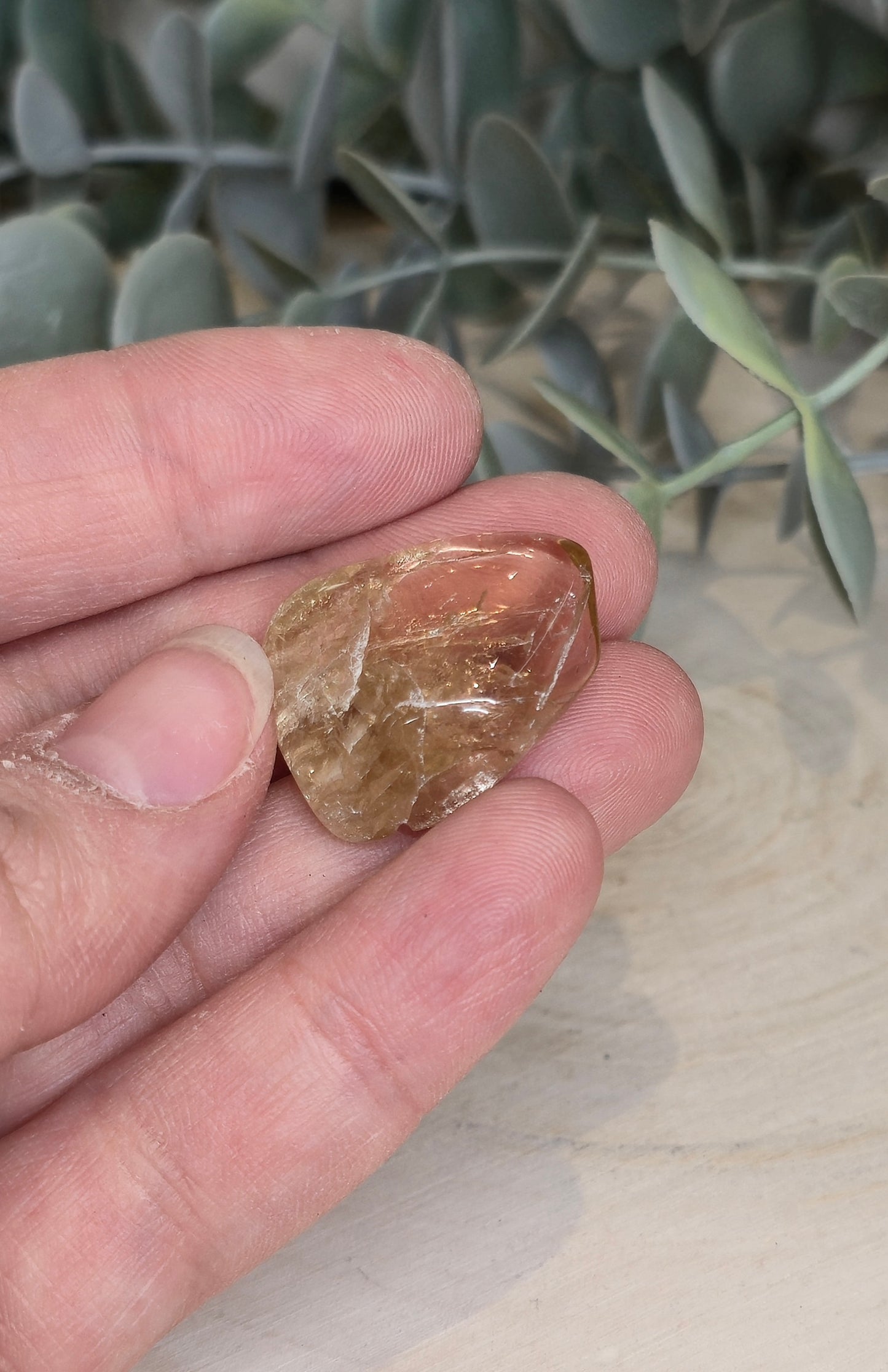 Citrine naturelle du Brésil grade extra barattée