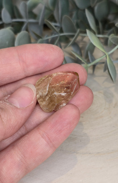 Citrine naturelle du Brésil grade extra barattée