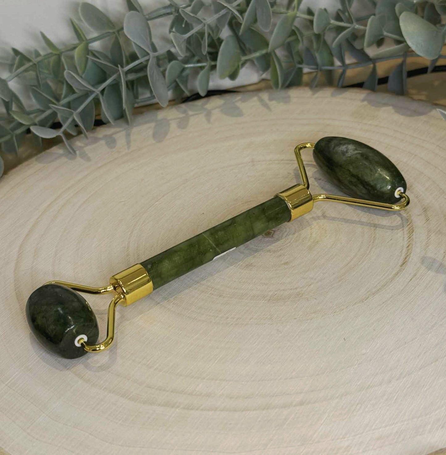 Rouleau de massage Jade vert