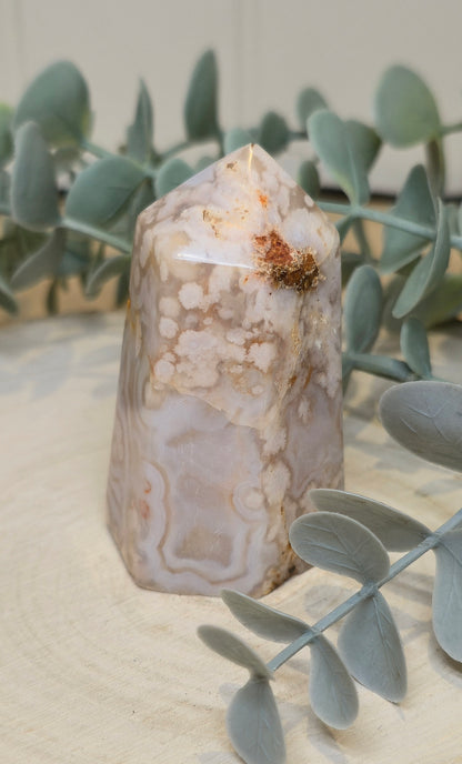 Pointe en Agate fleur de Madagascar