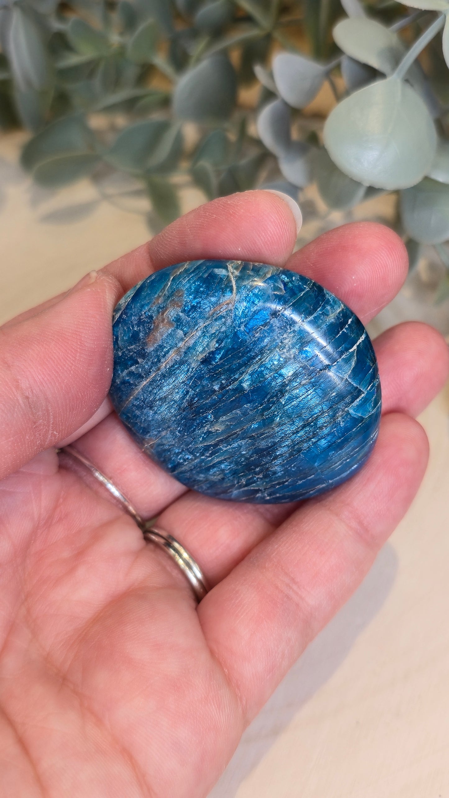Pierre de paume en Apatite