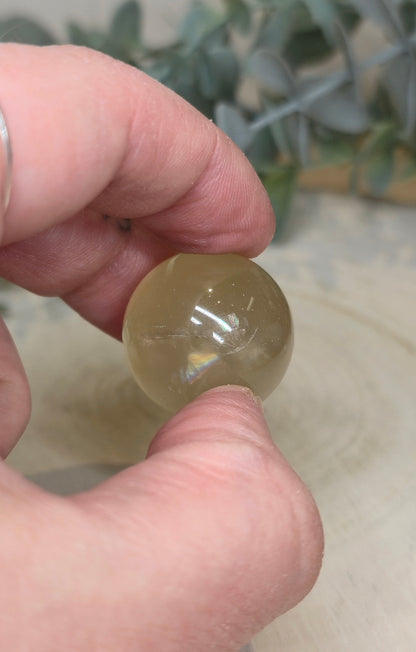 Sphère Calcite miel