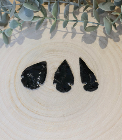 Pointe de flèche en Obsidienne