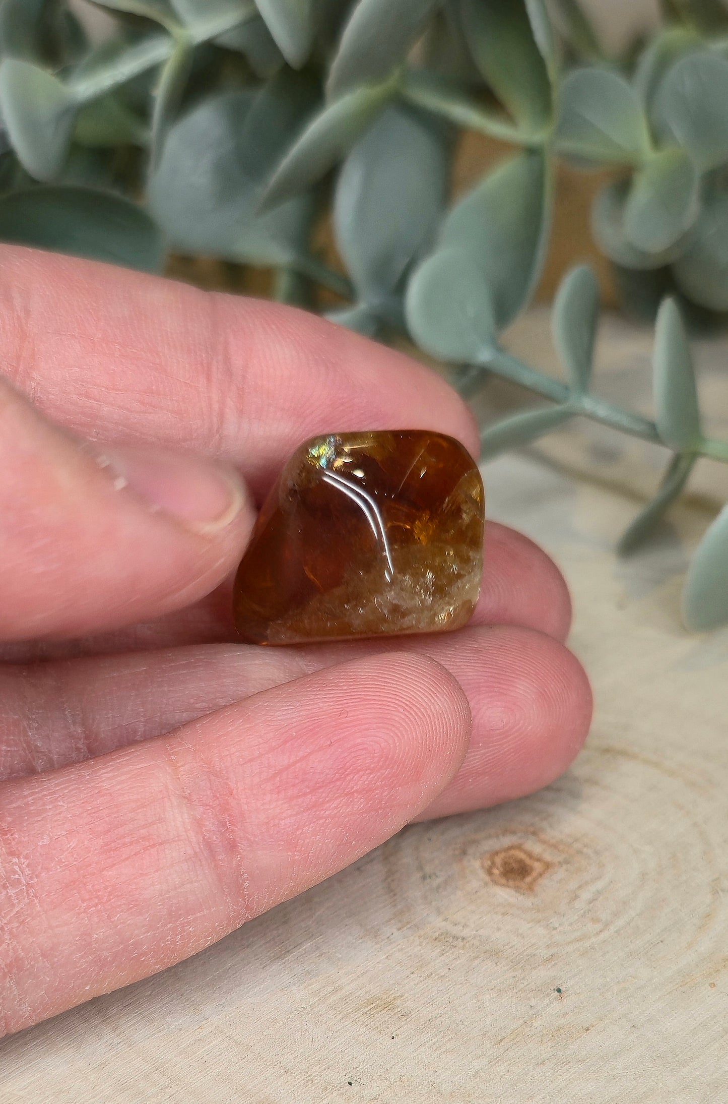 Citrine naturelle du Brésil grade extra barattée