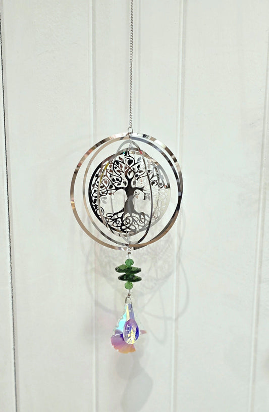 Capteur de lumière Arbre de vie sphère 3D