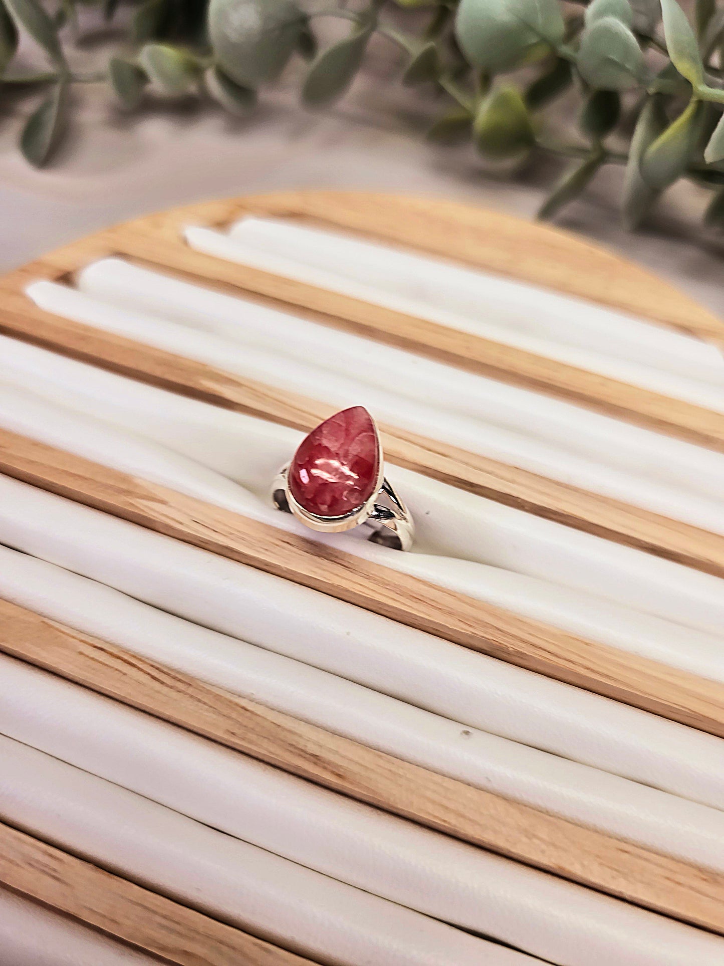 Bague Rhodochrosite