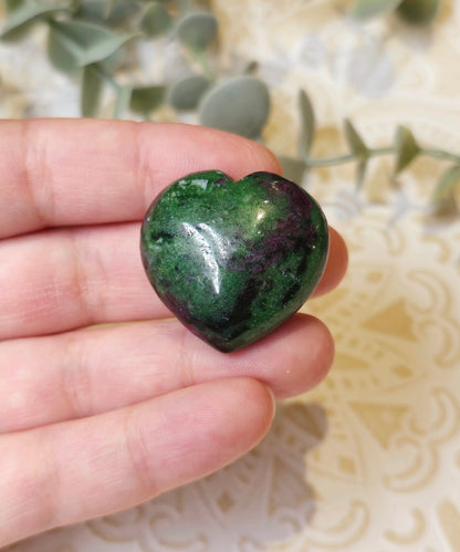 Coeur Rubis zoïsite