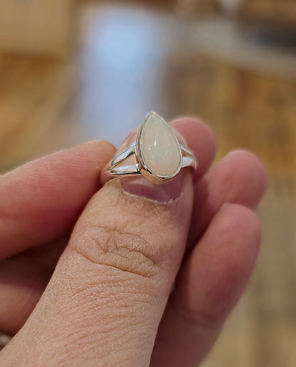 Bague Opale d'Éthiopie