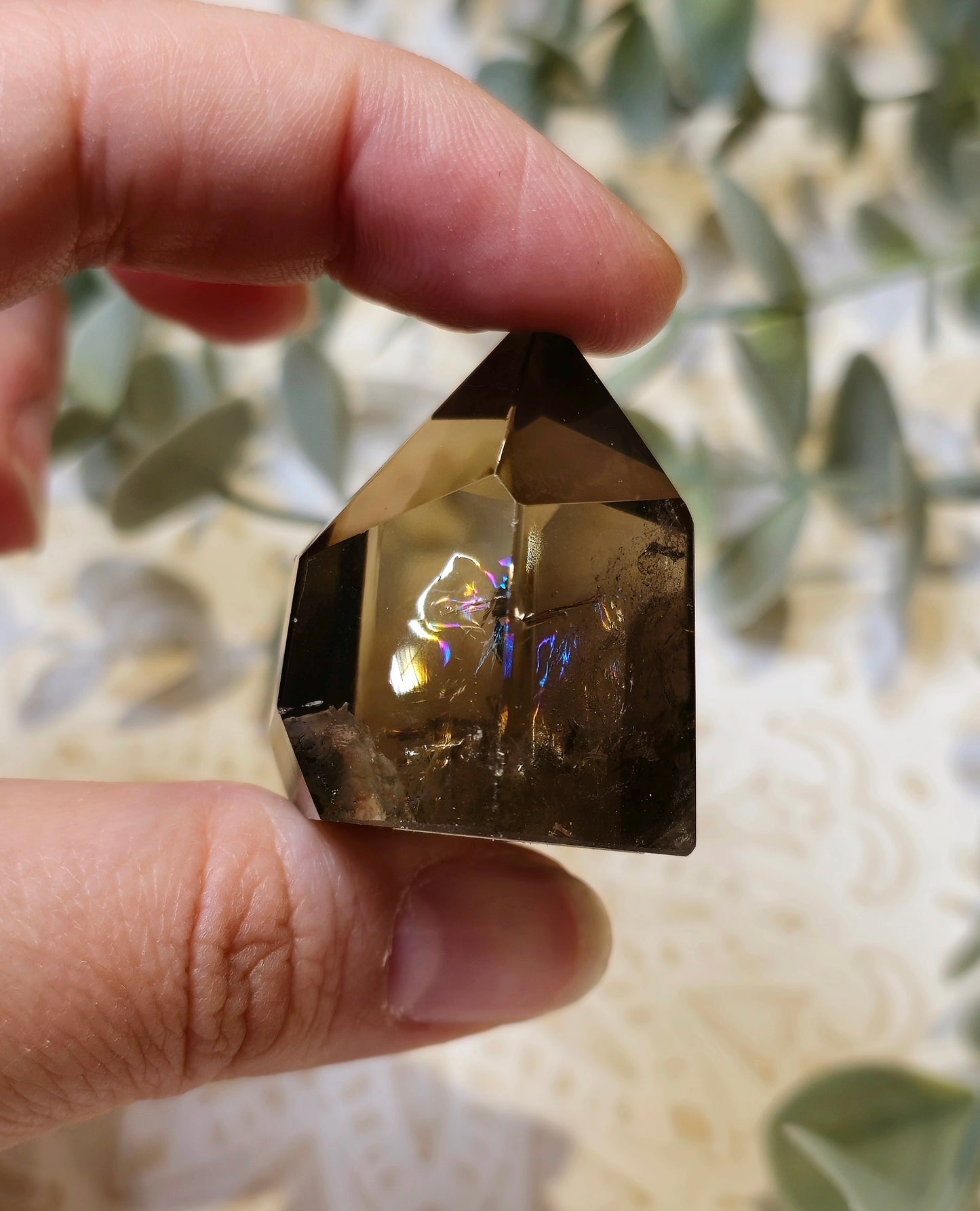Pointe en Quartz Fumé