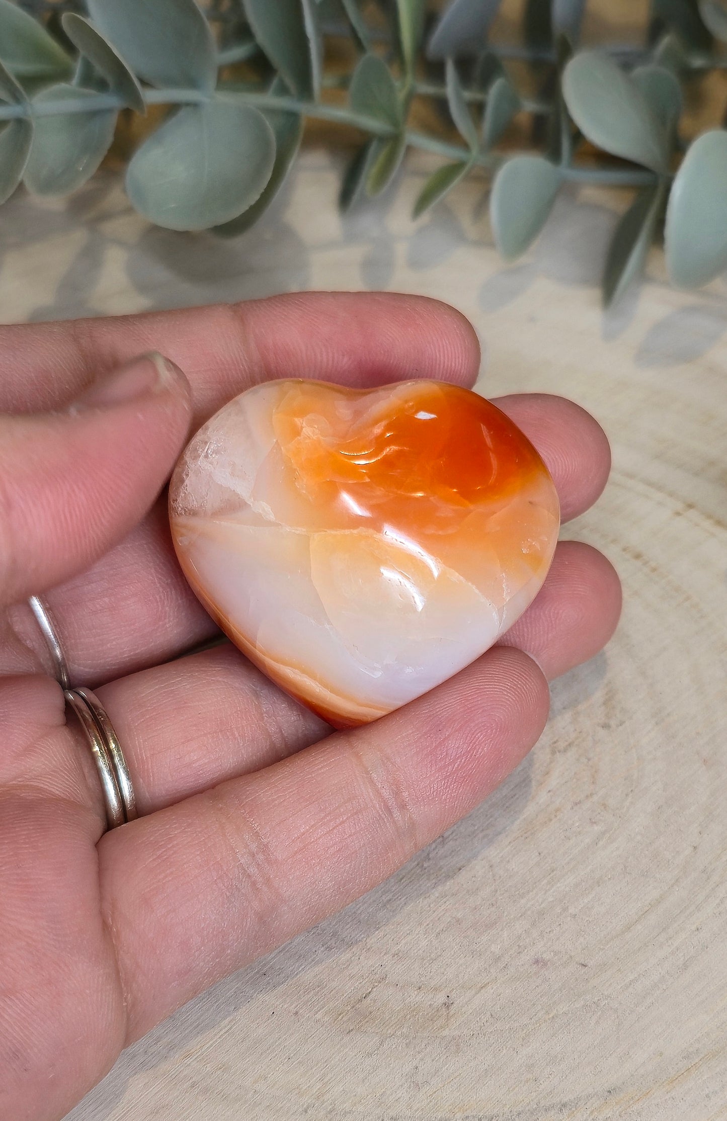 Coeur en Cornaline