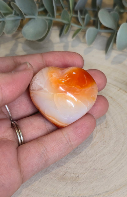 Coeur en Cornaline