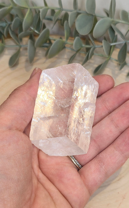 Cube de Calcite optique claire