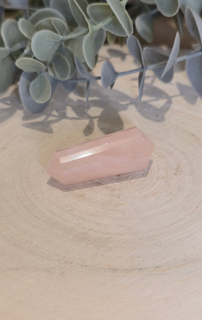 Pointe double en Quartz rose (Vogel)