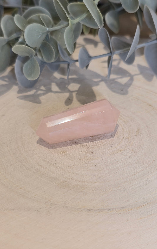 Pointe double en Quartz rose (Vogel)