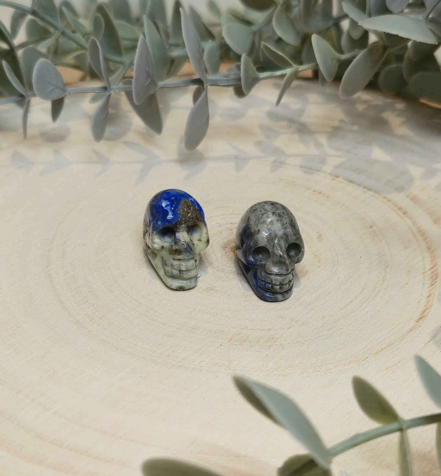 Mini Crâne en Lapis Lazuli
