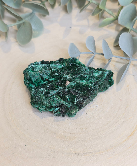 Malachite velour brute de l'Afrique