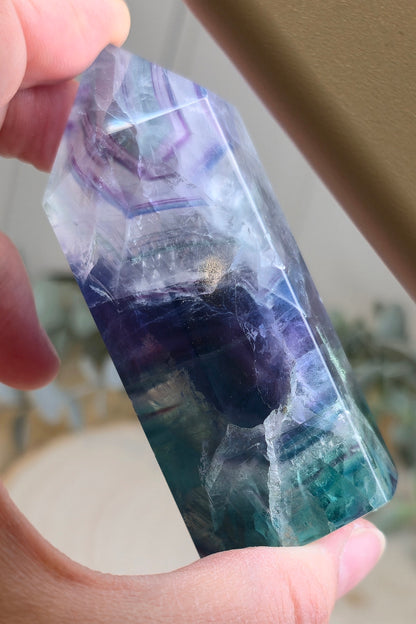 Pointe en Fluorite AA