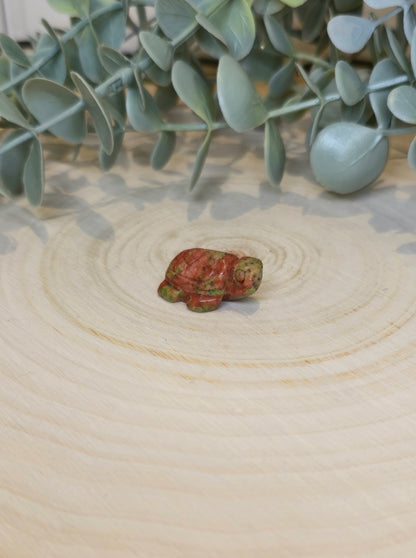 Tortue en Unakite