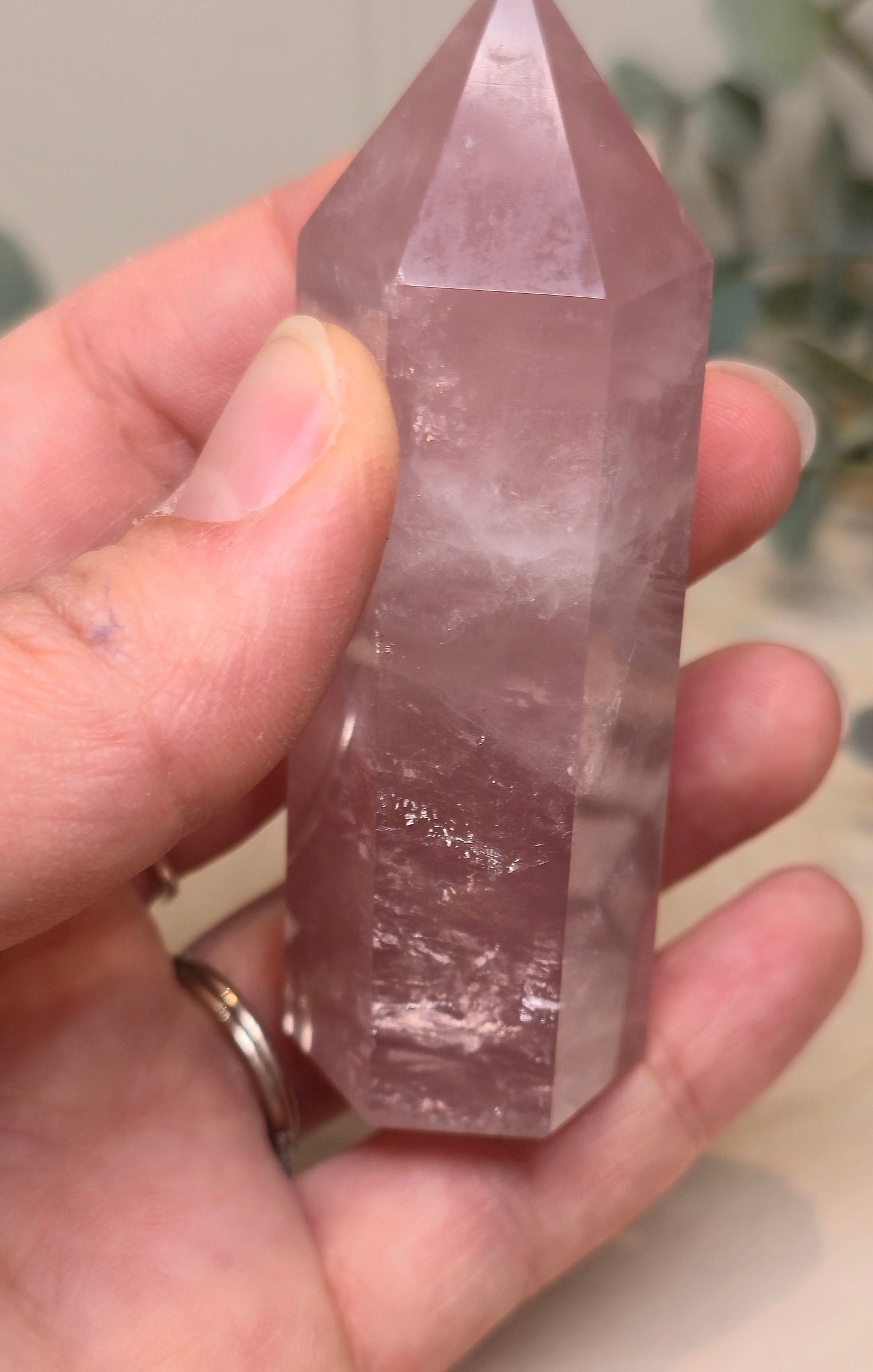 Pointe en Quartz rose