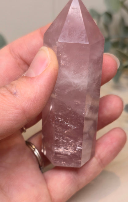 Pointe en Quartz rose