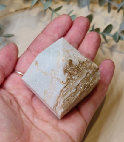 Base pointe polie Calcite des caraïbes