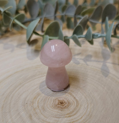 Champignon Quartz rose