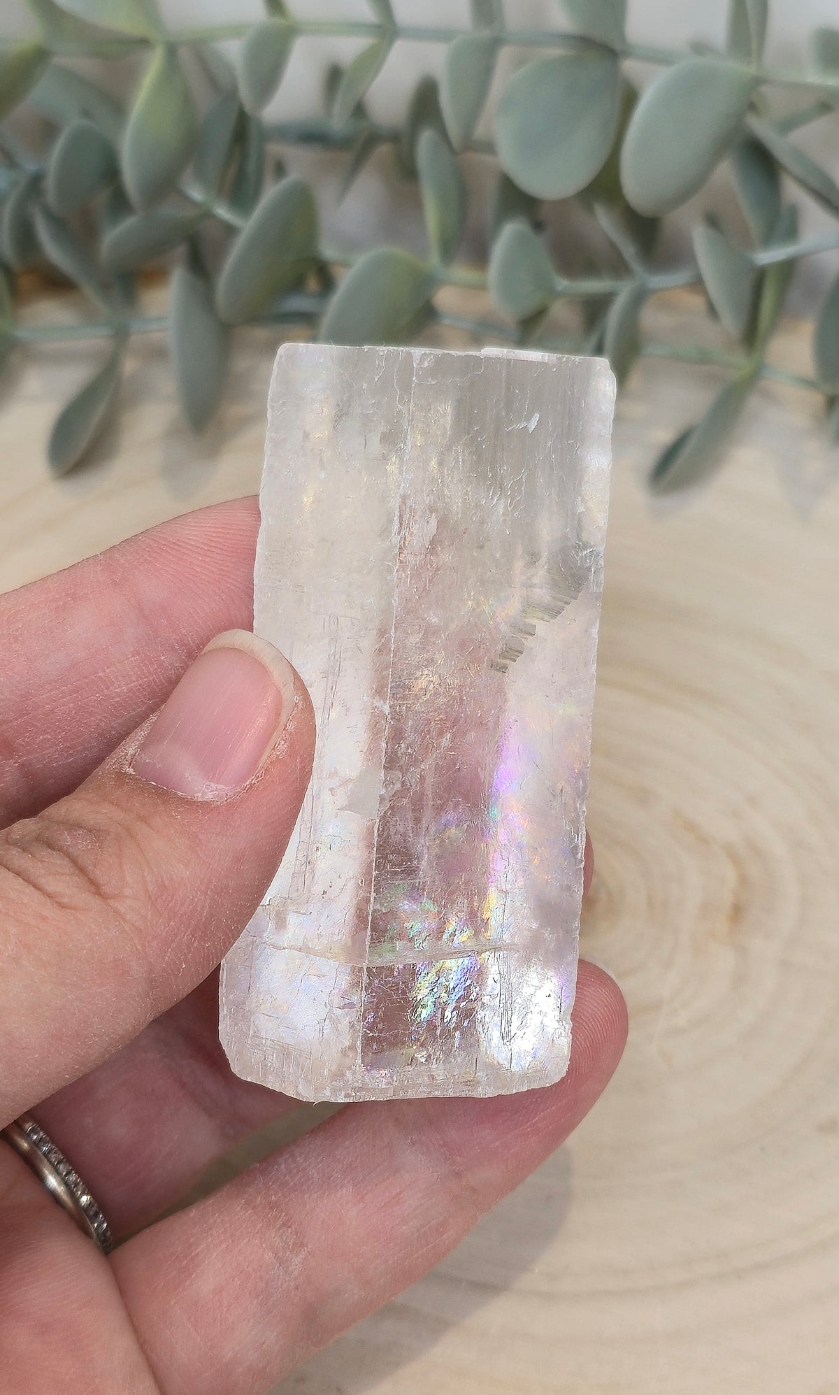 Cube de Calcite optique claire
