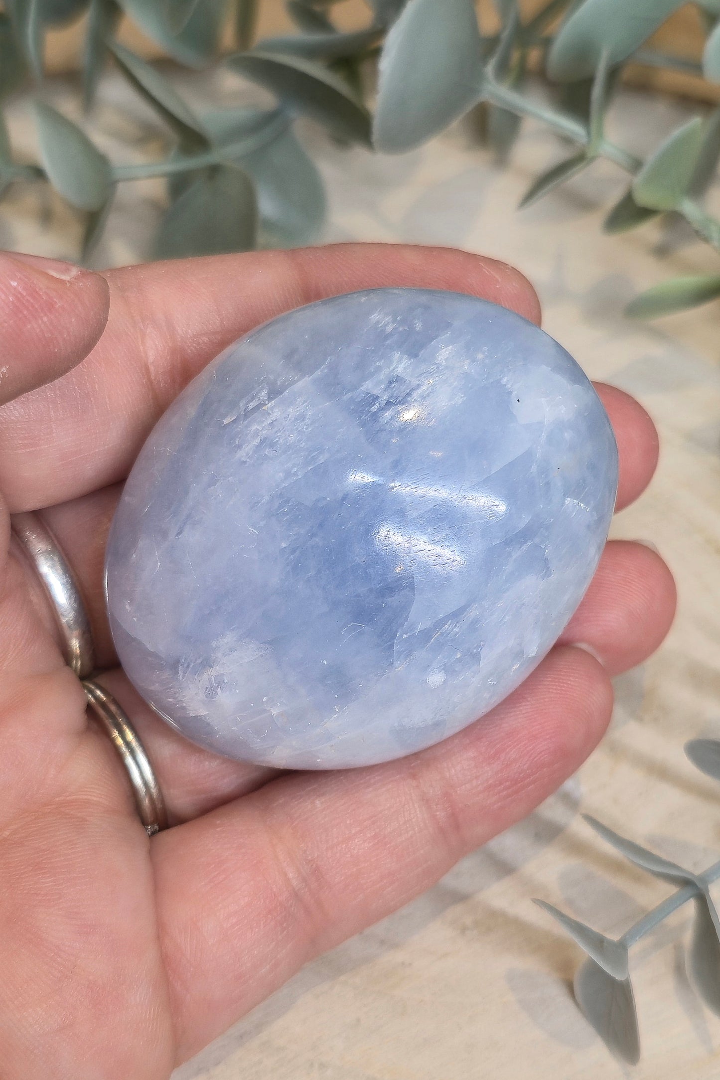 Pierre de paume Célestite