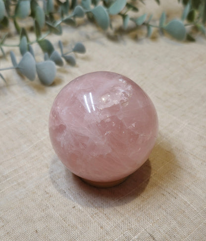 Sphère Quartz rose de Madagascar