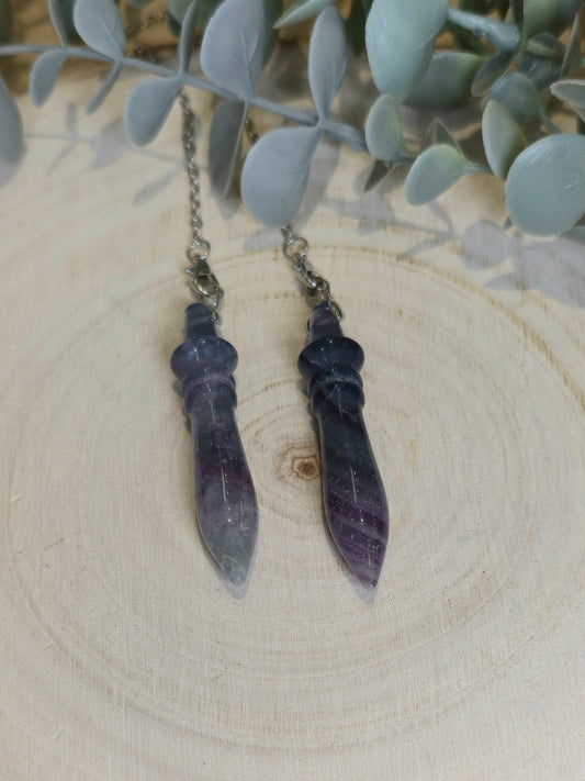 Pendule Égyptien en Fluorite