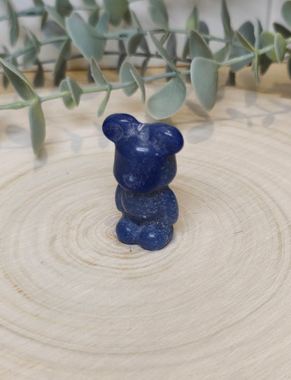 Ours Aventurine bleue